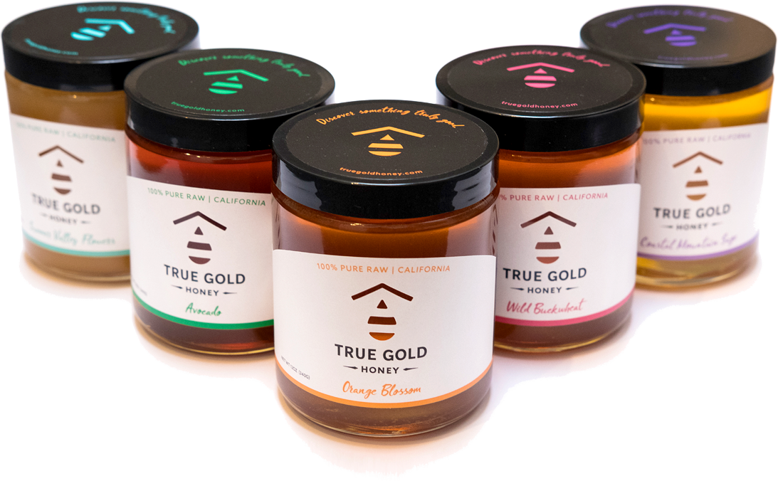 True Gold Honey Product Collage